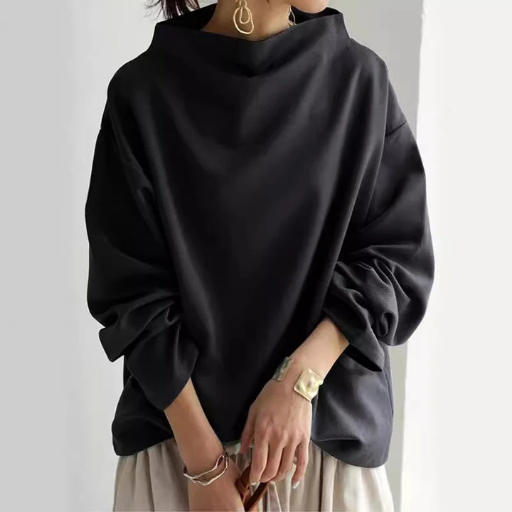 Hayden Oversized High-Collar Hoodie