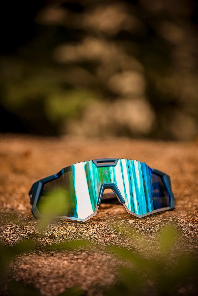 Reflective Aero Cycling Sunglasses