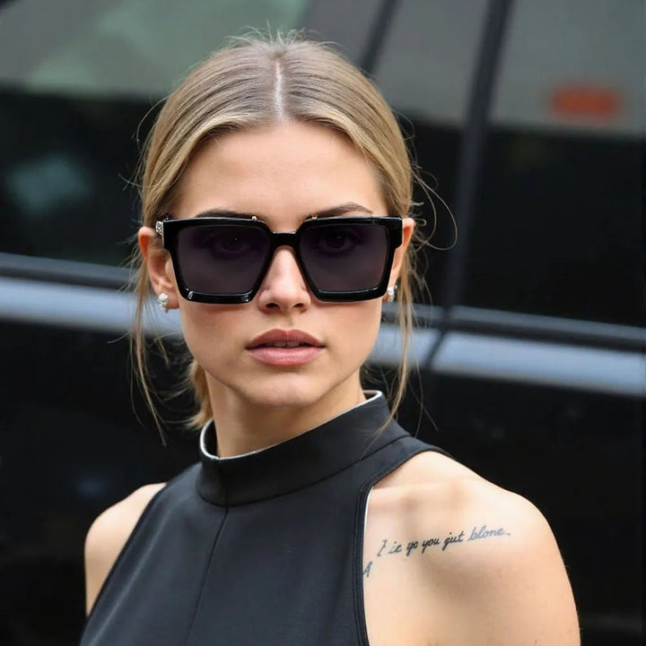 Monza Angular Retro Sunglasses