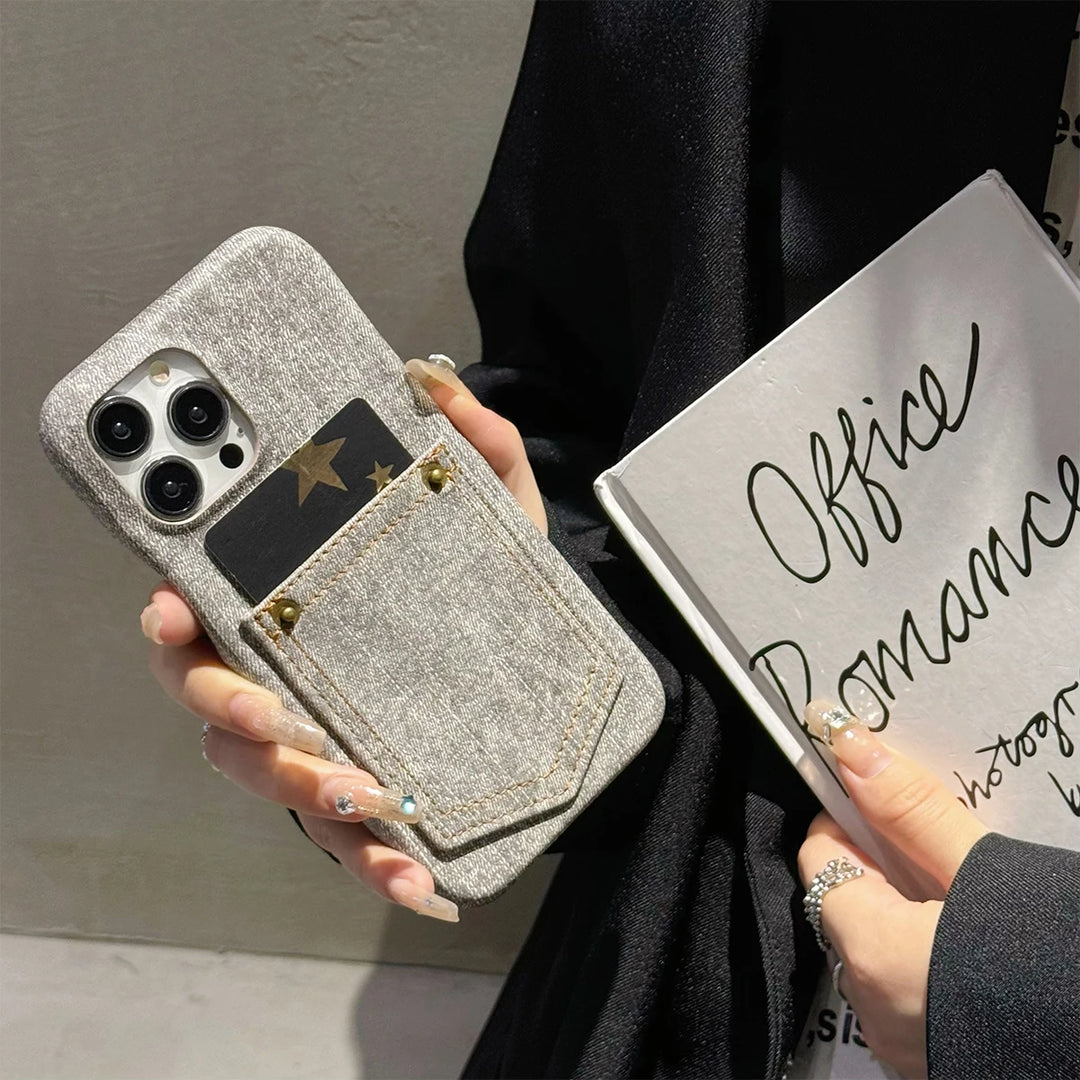 Indigo Denim iPhone Case