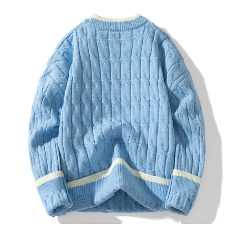 Cascade Cable Knit Sweater Pullover