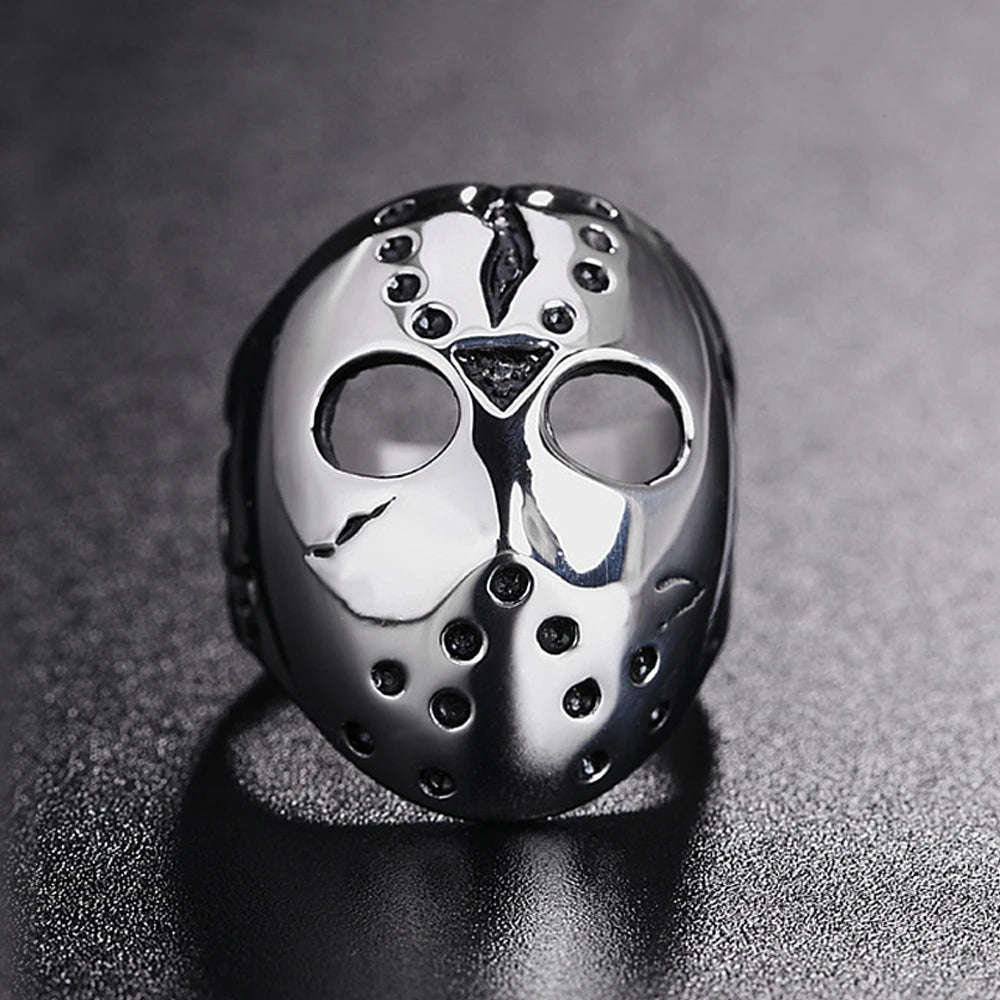 Jason Mask Gothic Ring