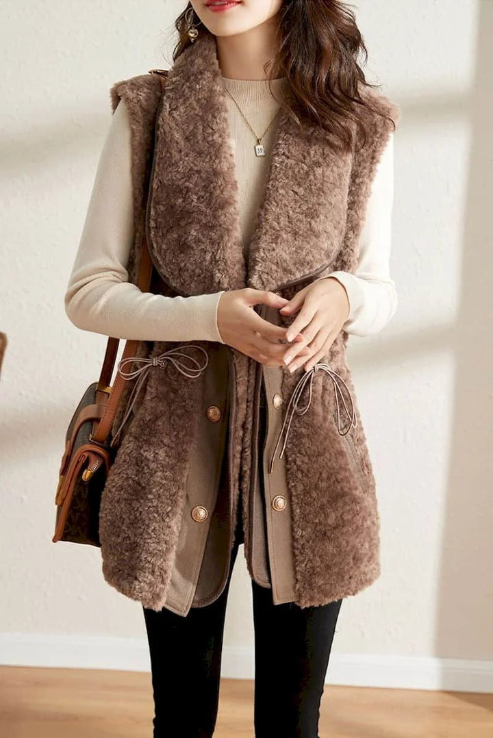 Alexis Plush Wool Vest