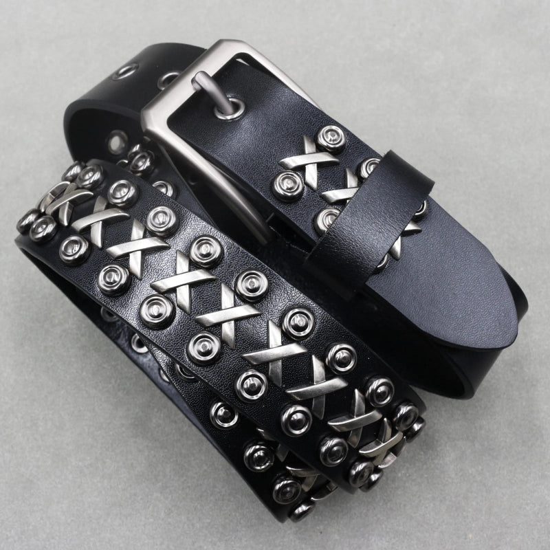 Mercer Studded Leather Belt