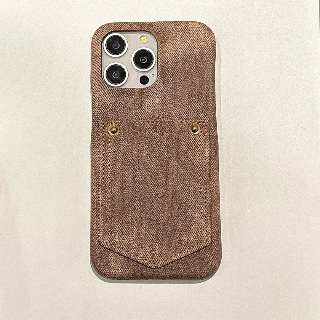 Indigo Denim iPhone Case