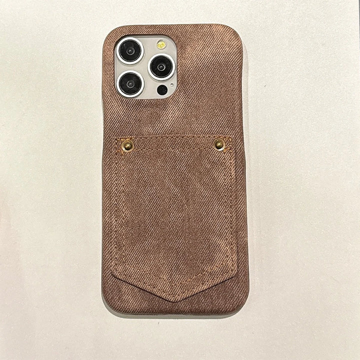 Indigo Denim iPhone Case