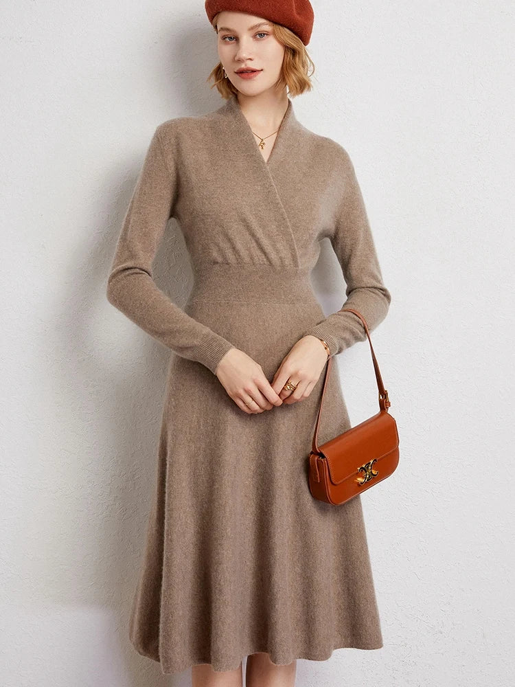 Matilda Ultrasoft Cashmere Wrap Dress