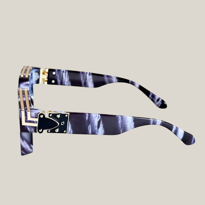 Monza Angular Retro Sunglasses