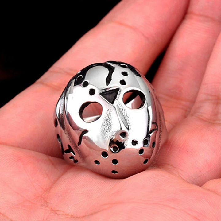 Jason Mask Gothic Ring