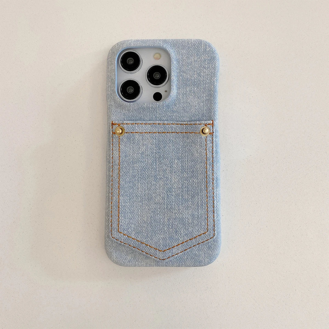 Indigo Denim iPhone Case