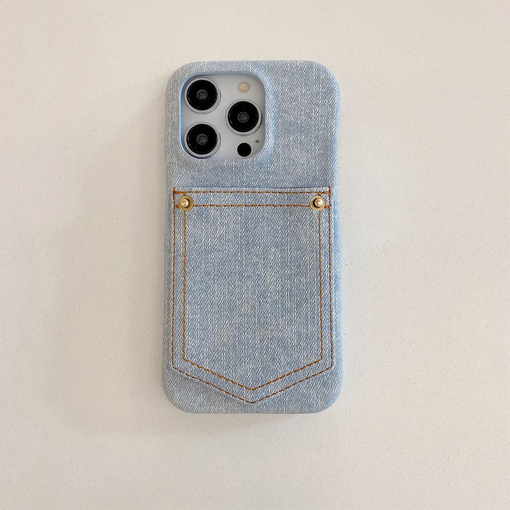 Indigo Denim iPhone Case