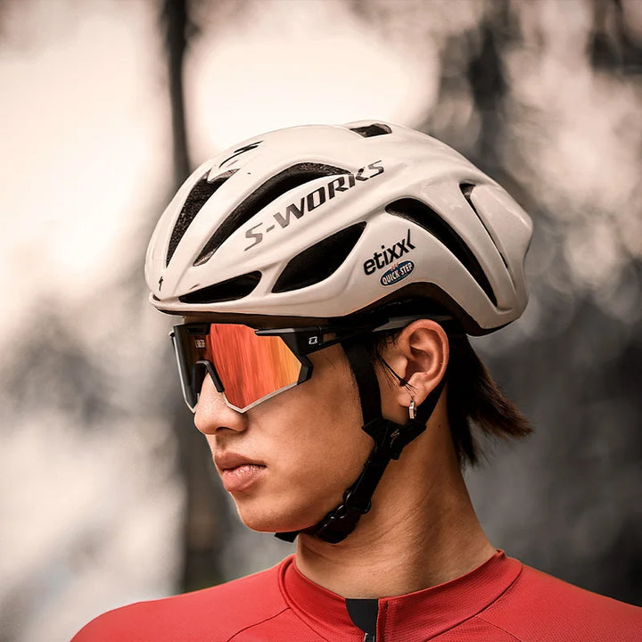 Reflective Aero Cycling Sunglasses