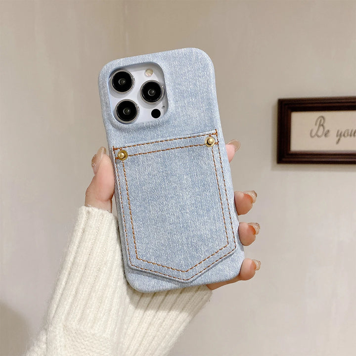 Indigo Denim iPhone Case