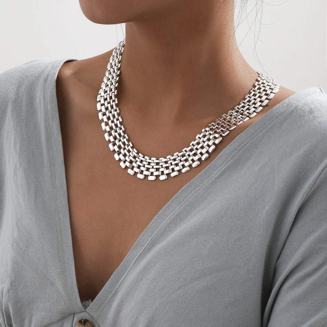 Astrid Mesh-Style Necklace