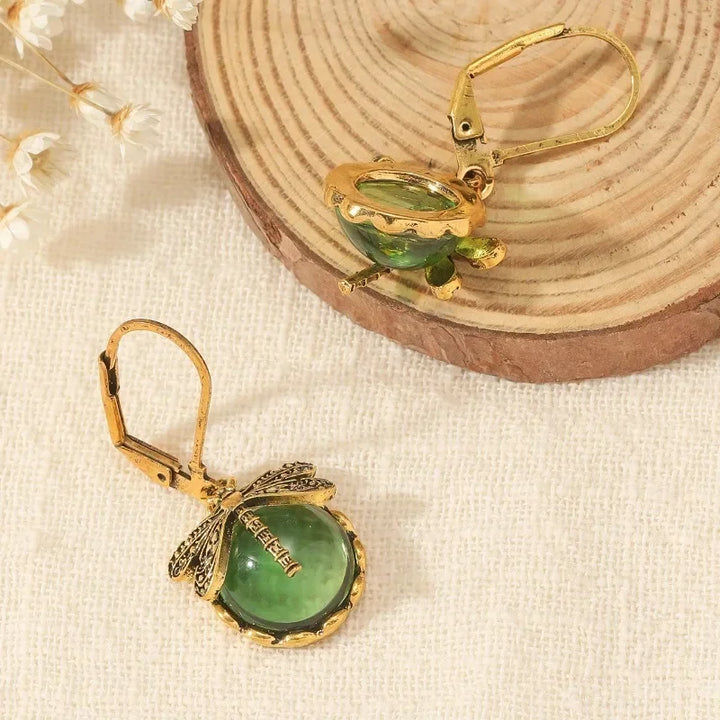 Dragonfly Antique Earrings