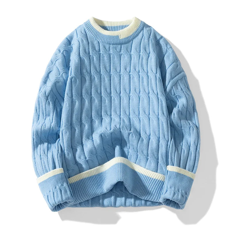 Cascade Cable Knit Sweater Pullover