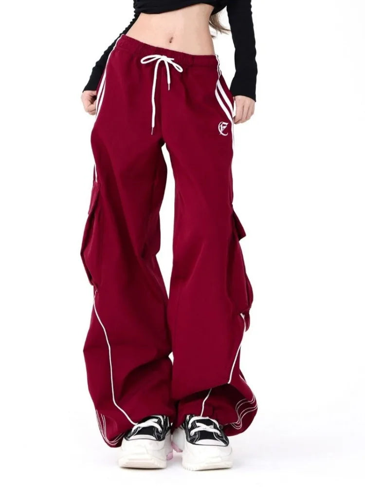 Sylera Wide-Leg Track Pants