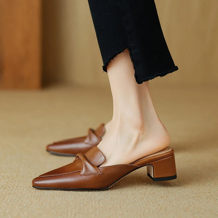 Palieri Genuine Leather Mules