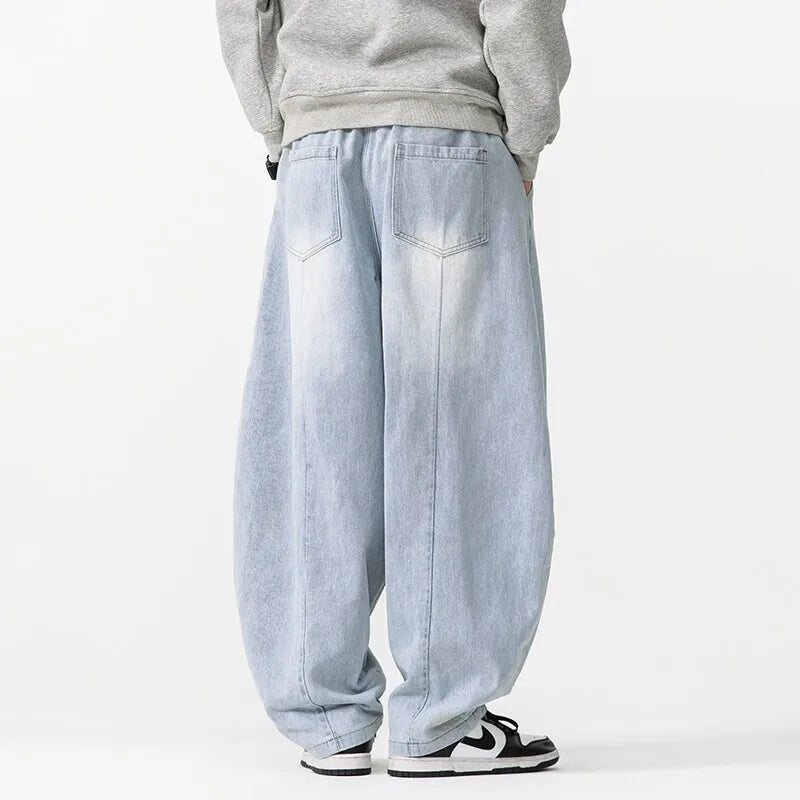Renzo Wide-Leg Denim Pants