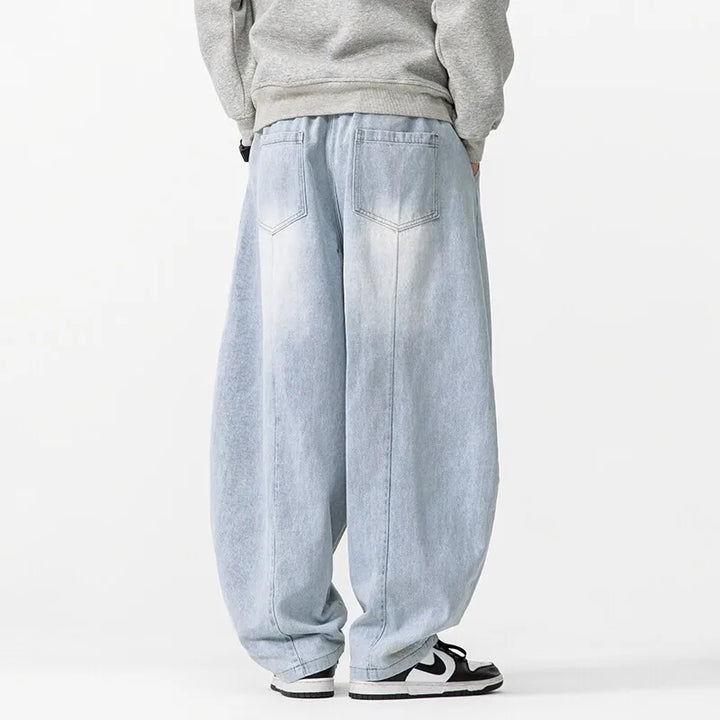 Renzo Wide-Leg Denim Pants