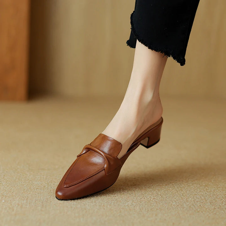 Palieri Genuine Leather Mules