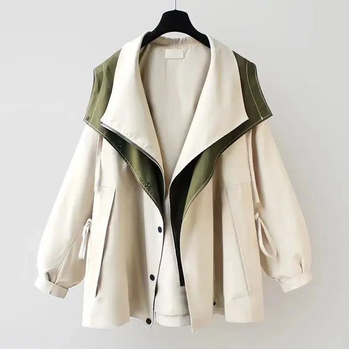 Everly Layered Panel Windbreaker