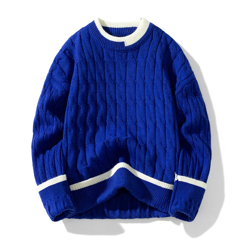 Cascade Cable Knit Sweater Pullover