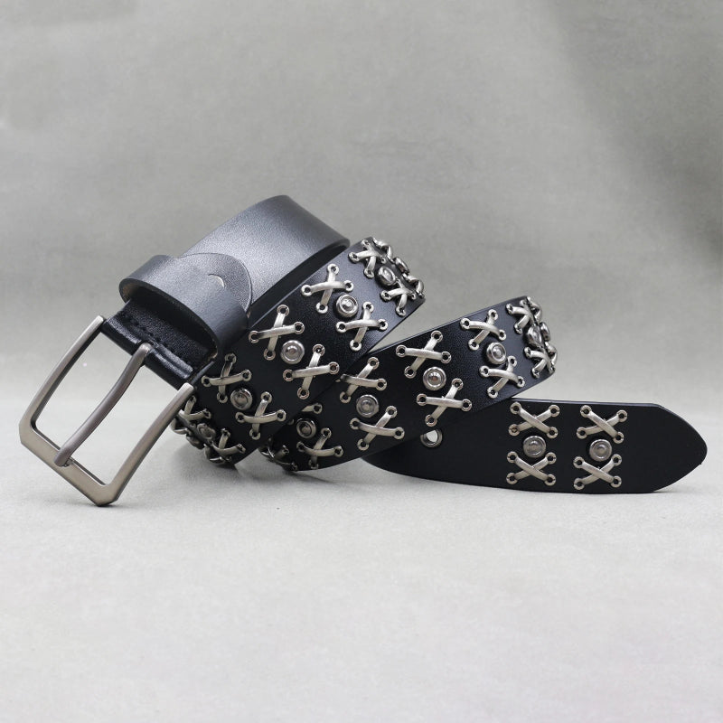 Mercer Studded Leather Belt