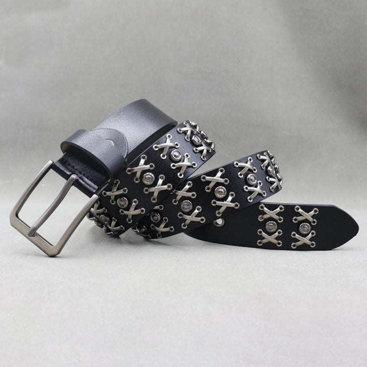 Mercer Studded Leather Belt