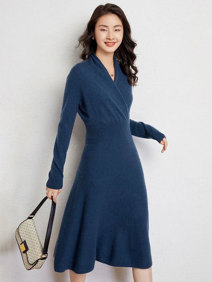 Matilda Ultrasoft Cashmere Wrap Dress