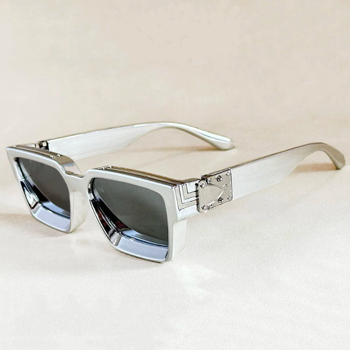 Monza Angular Retro Sunglasses