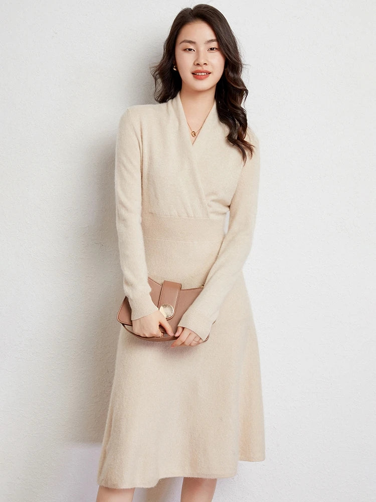 Matilda Ultrasoft Cashmere Wrap Dress