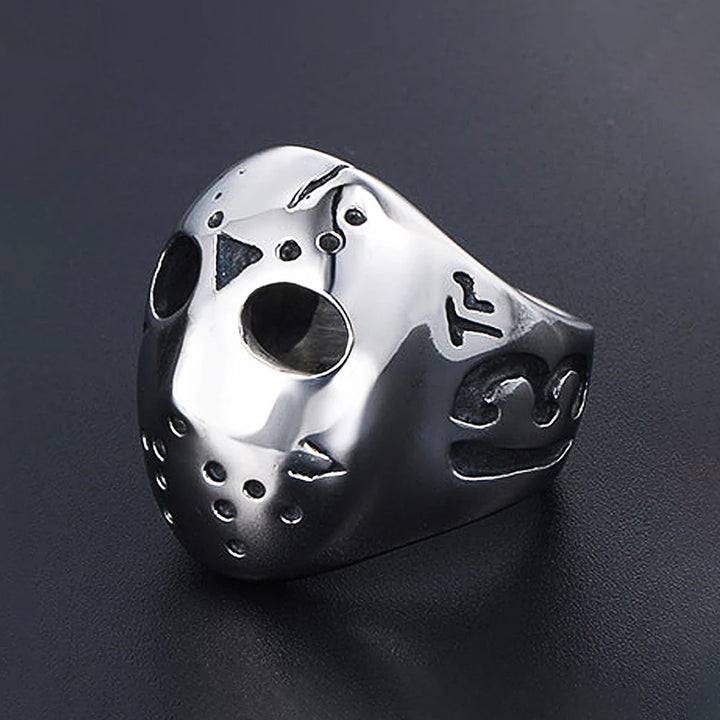 Jason Mask Gothic Ring