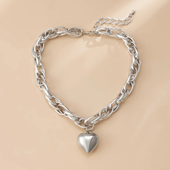 Ravena Bold-Heart Necklace