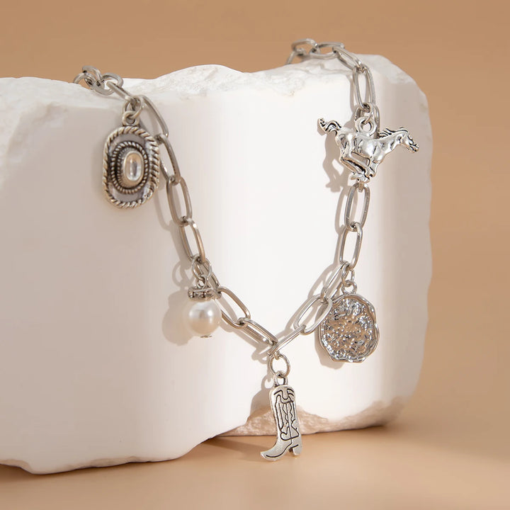 Golden Prairie Charms Choker