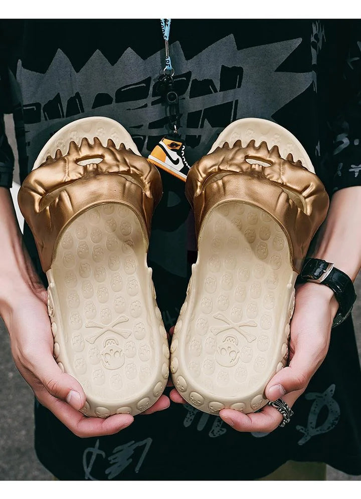 Metallic Marauder Sandals