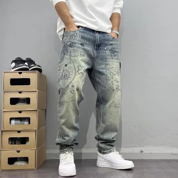 Brooklyn Washed Denim Jeans