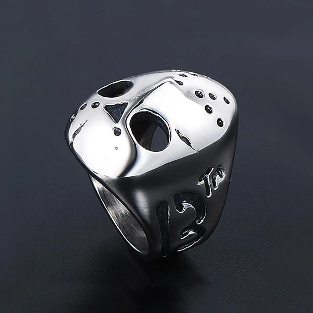 Jason Mask Gothic Ring