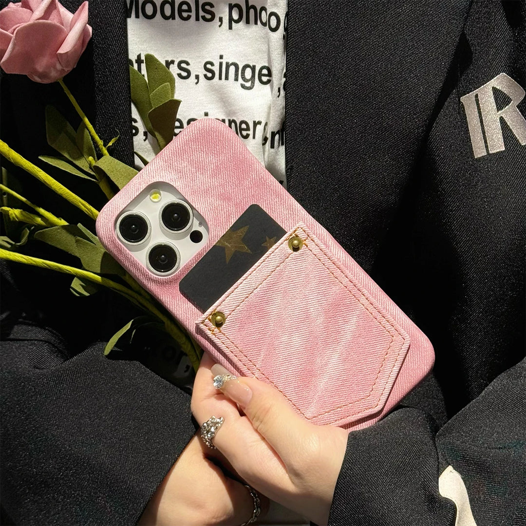 Indigo Denim iPhone Case