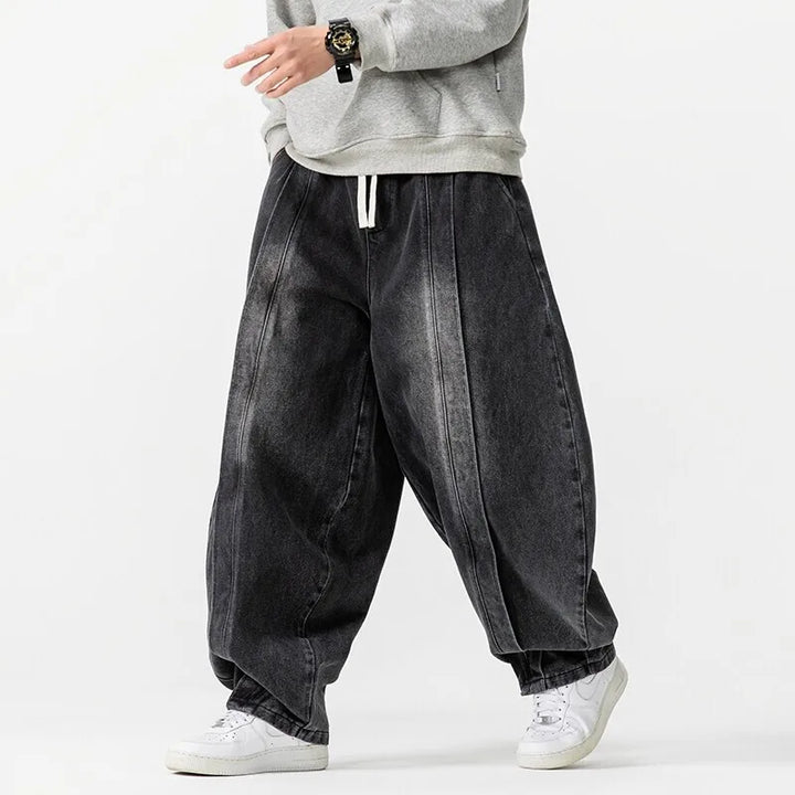 Renzo Wide-Leg Denim Pants