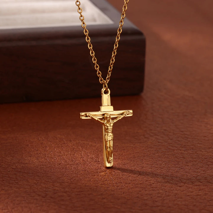 Lucentis Crucifix Necklace