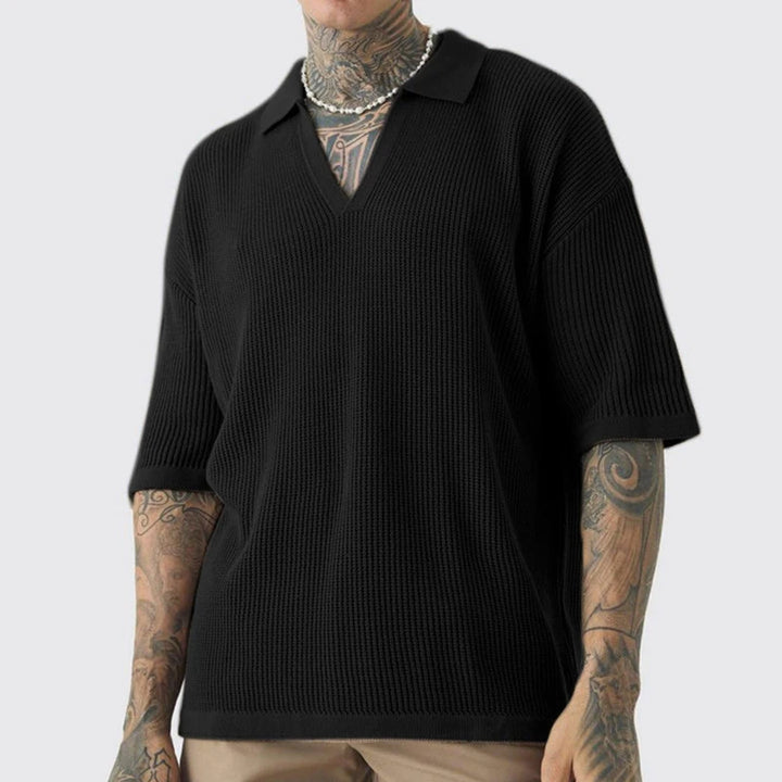 Calloway Waffle Weave Polo Shirt