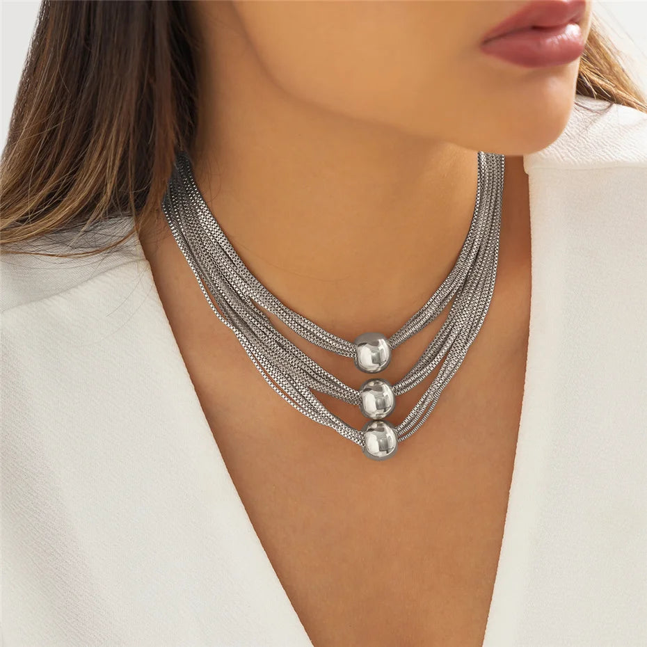 Nocturne Ball Drape Necklace