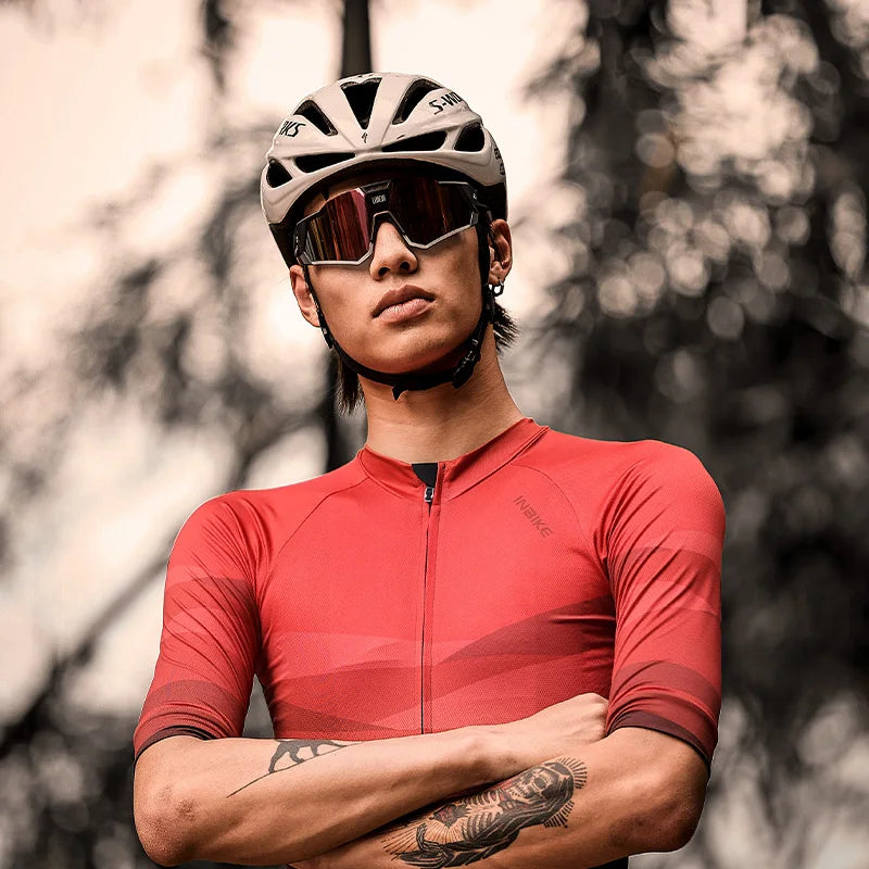 Reflective Aero Cycling Sunglasses