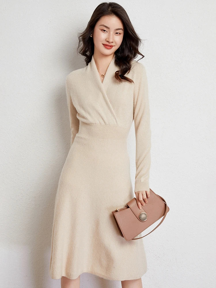 Matilda Ultrasoft Cashmere Wrap Dress