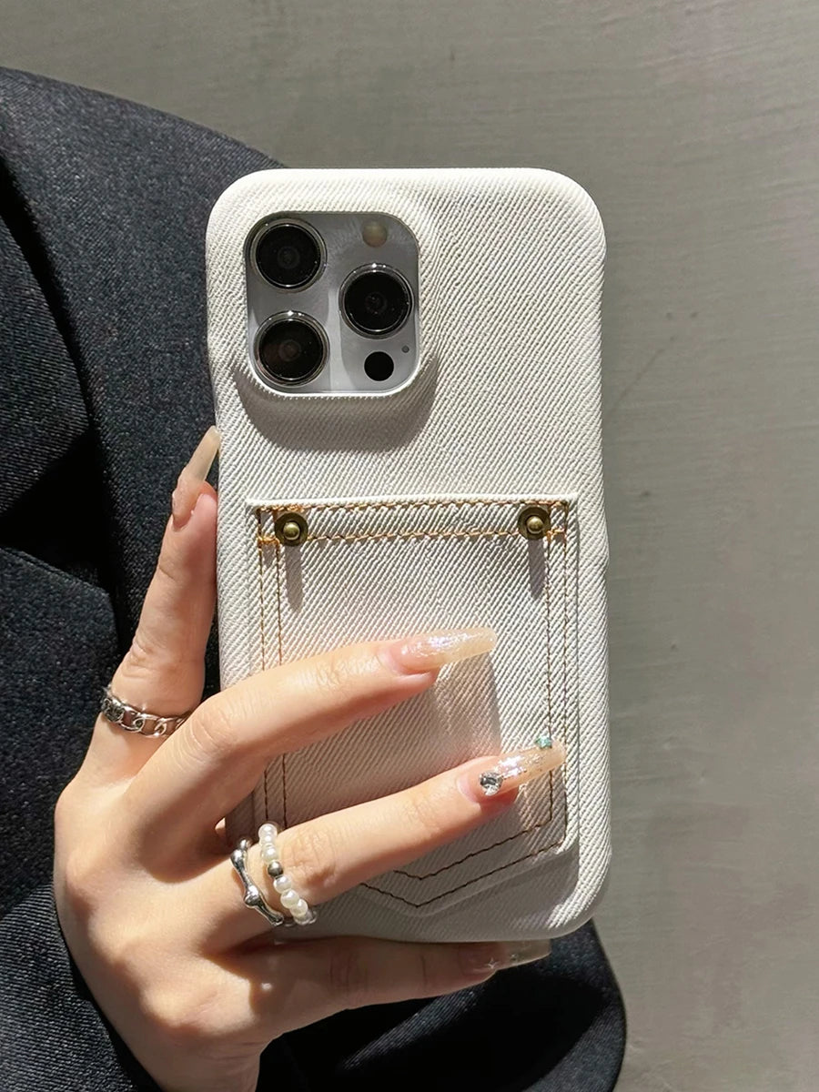 Indigo Denim iPhone Case
