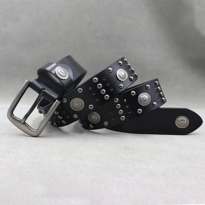 Mercer Studded Leather Belt