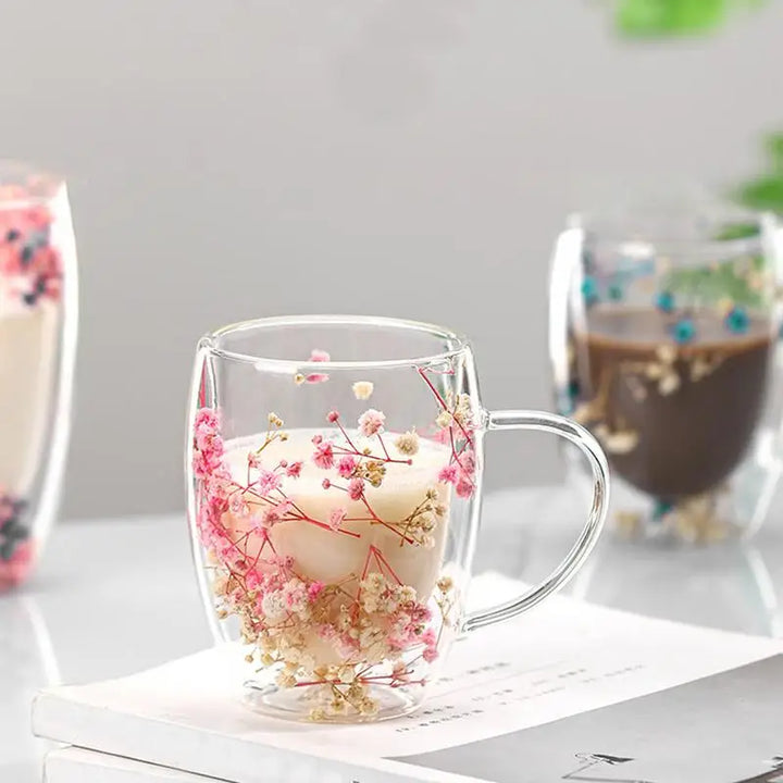 Liora Petal Dual-Layer Coffee Mug