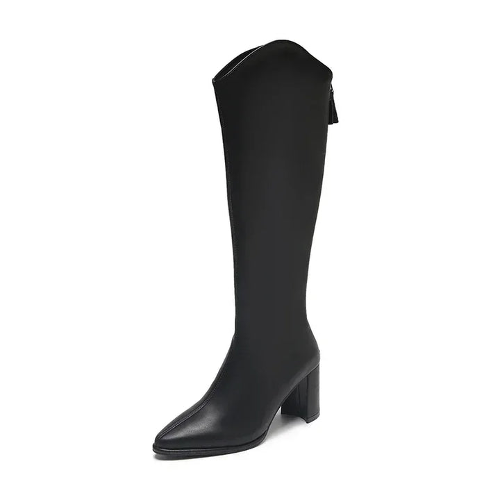 Selene Quilted Knee-High Boots