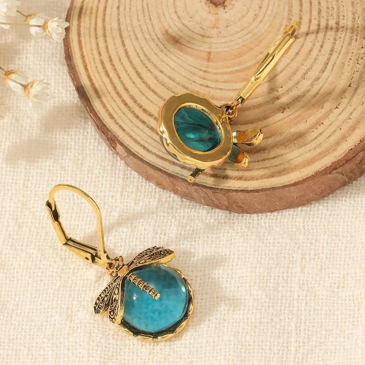 Dragonfly Antique Earrings